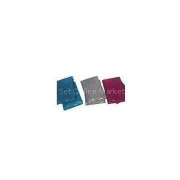 Glue Binding Blue Sliver Travel Hard Cover Notebooks , Hardback Notebook Journal