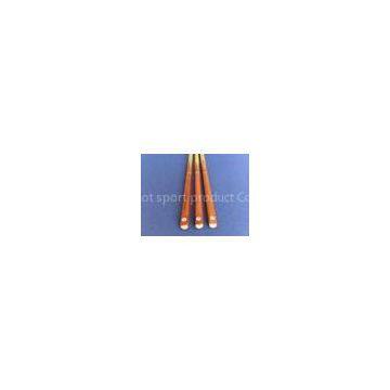 Ash shaft durable, straight grain 2 piece snooker cue with brass jiont and brass ferrule
