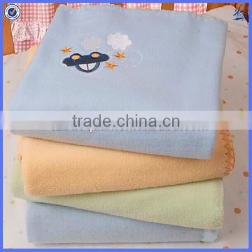 embroidered polar fleece kids blanket