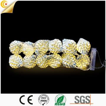 2017 hot selling LED lights string light art work paper lantern decoration