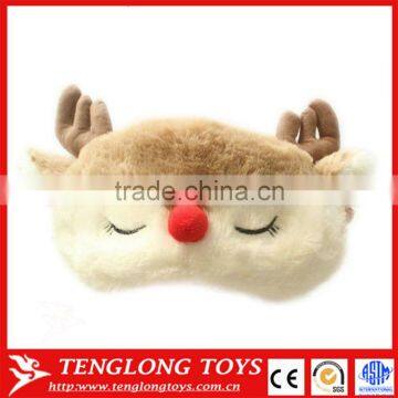 lovely deer plush sleep eye mask blindfold cute eyeshades