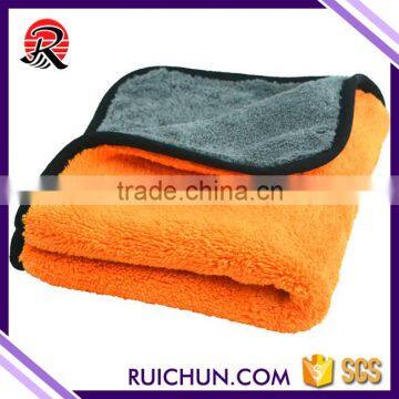 double sided plush microfiber towels,good absorption double sided microfiber towel