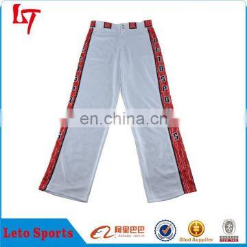 Customized Polyester Relaxed Fit Youth Baseball Pants,New Style cheap baseball trousers ,Breathable Unisex Uniforms Sweatpants