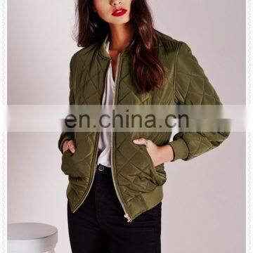 China Wholesale Outdoor Clothes Women Quilted Casual Jacket in photo-5