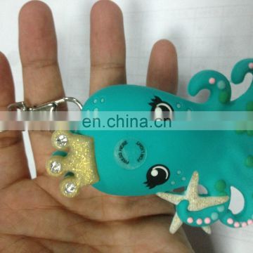 Octopus shaped silicone hand sanitizer protector with key ring