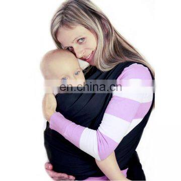 Alibaba hot sales mom arm baby wrap/cotton pure color baby sling wrap