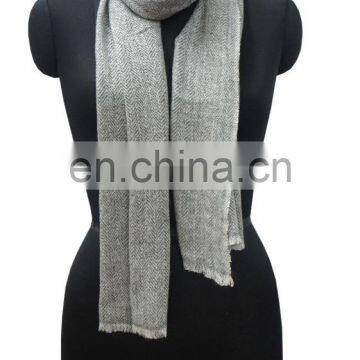 Plain Pashmina Wool Scarfs in HB,Twill photo-3