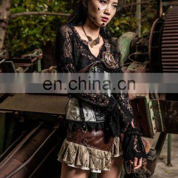 Steampunk Short Skirt With a Pocket photo-6