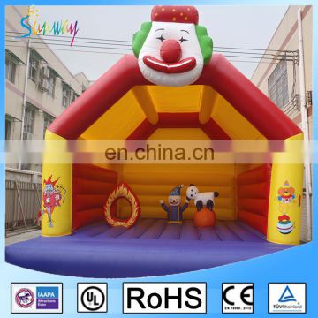 Sunway Giant Clown Inflatable Bouncers Lovely Bouncing Castle Inflatable Toys For Kids