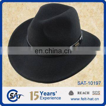 100% pure Australian black cowboy hats, stetson hat