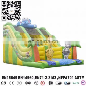 2016 Newest Jungle Animal Zoo Popular Inflatable Slide Africa Jungle Slide Wild Slide