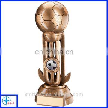 football trophy bronze painting trophy resin figure