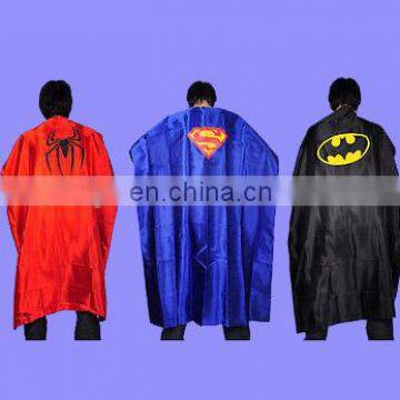 Adult deluxe satin superhero fancy dress halloween costume cape cosplay colock