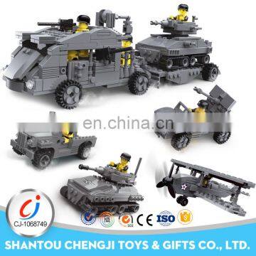 Most popular 505 Pcs M26 truck toys plastic outdoor building blocks