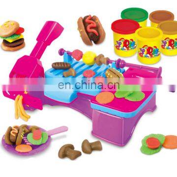 Funny color eco-friendly play dough toy set with EN71