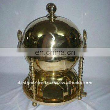 Brass & Stainless Steel Food Warmer Chafing Dish