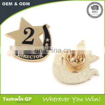 Custom Metal Horse Lapel Pins With 3D Gold Color photo-3