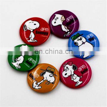 a series of colorful cute Disney beautiful animal buttons /badge/Snoopy pins for decoration