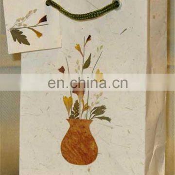 Custom Shopping Tote Bags Washable Kraft Brown Paper Bag photo-6