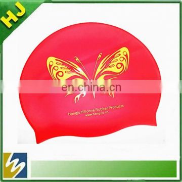 Silicone swimming caps and hats