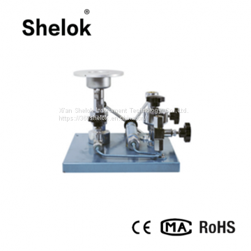 Standard universal piston dead weight testing device