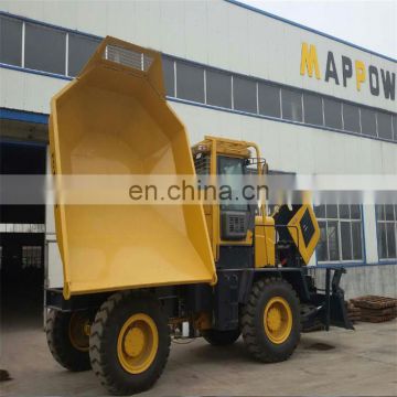 high quality 4-wheel 10ton Site Dumper truck with turning bucket