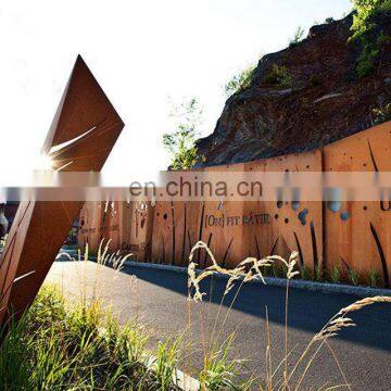 Corten Steel Screen Wall for Building Decoration photo-2