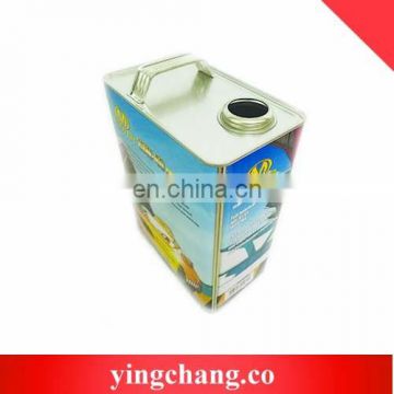 4 Litre metal empty square can tinplate