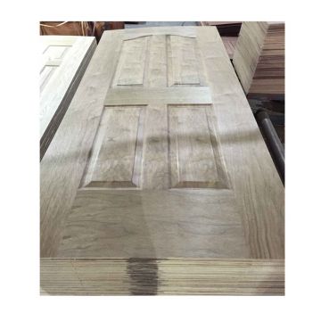 natural wood veneer HDF Mould door skin with wholesale price