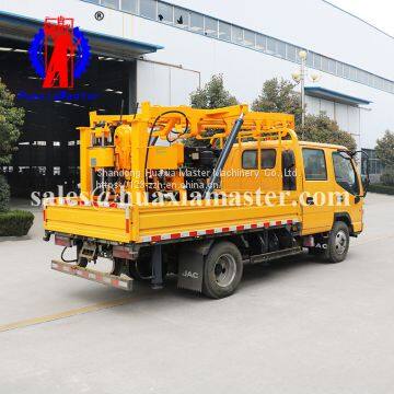 XYC-200 Tricycle Core Drill Rig 200 m Geological Exploration Drilling Rig Hydraulic Drill Tower Transportation is Convenient photo-4