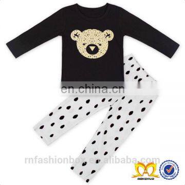 Unisex Baby Bear Pajamas Wholesale Baby Clothes Wholesale Baby Clothes Kids Clothing