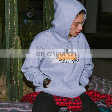 100% Cotton Customized Fleece Pullover Hoodie Printed Pattern photo-3