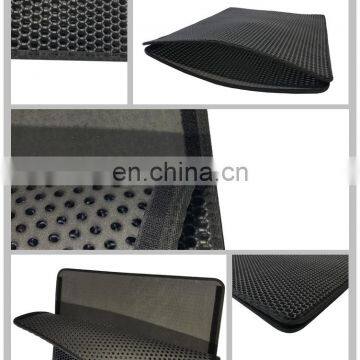 Customized EVA Pet Cat Litter Mat Double Layer Washable Cat Litter Mat photo-5