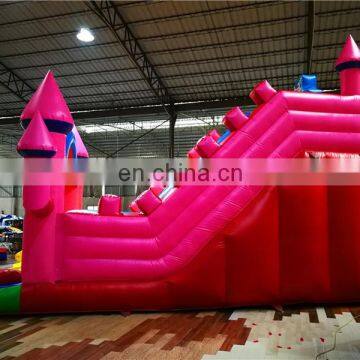 Supply Outdoor Amusement Park Kids Inflatable Bouncy Castle With Slide photo-2