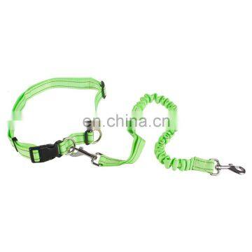 Classic Solid Outdoor Rope Pet Dog Collar and Leash Lead Set