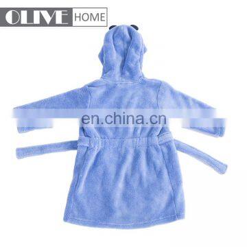 2018 Hot Selling Coral Fleece or Cotton Cute Baby Bathrobe for Kids photo-3