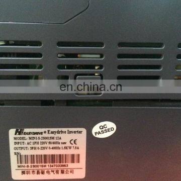 MINI 220V Single Phase Input Small Power ac Variable Frequency Drive Low Voltage Vector V/F Variable Frequency VFD photo-5