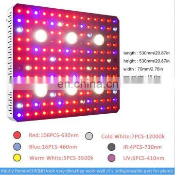 2020 New Arrivals Hydroponic Wholesale Full Spectrum 3000W LED COB Grow Light With Dual Switches photo-4