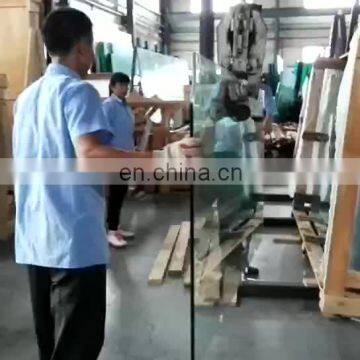 9mm 9h clear shower door aluminum frame tempered curved glass window raw material door