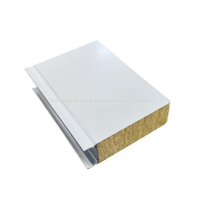 Good Quality Fireproof Rock Wool Sandwich Steel Panel Made in Guangzhou