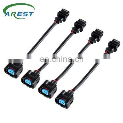 4Pcs injector conversion jumper harness For Honda OBD1 TO OBD2 Fuel Injector Conversion Jumper Harness Adapter Clip Plug