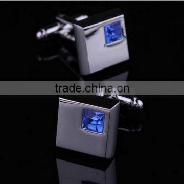 Shirt Cufflinks Wedding Silver Business Mens Wholesale Stainless Steel Crystal photo-6