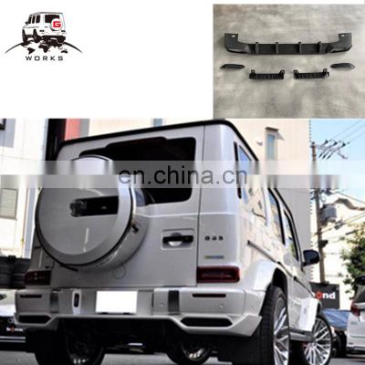 2019 year G CLASS W464 G63 topc style pp material rear diffuser fit for G wagon W463A G63 rear bumper