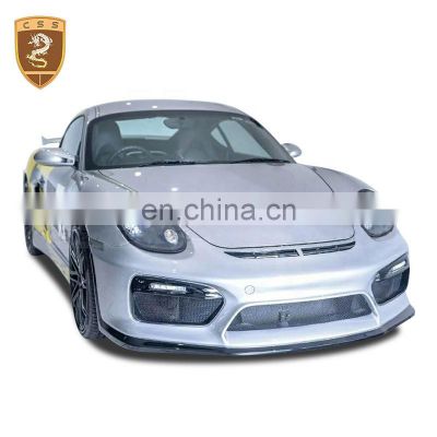 GT-4 Front Spoiler Bumper Lip Protector Kit Car Body For Porsche 987.1 Rear Bumper Auto Accessories