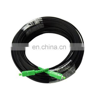 15meters SC APC Single Mode G657A Simplex Indoor FTTH Drop Cable Patch cord sc apc ftth patch cord