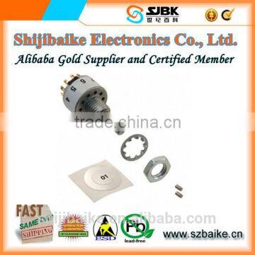 56D36-01-1-AJN ROTARY SW 1 POLE 10POS 200MA 30V