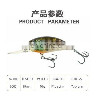 Hot Selling New Product 87mm 16g Crank Lures With 3D Eyes photo-4