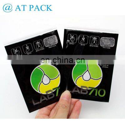 Free Sample Packaging Resealable Waterproof Food Grade Smell Proof Mylar Bags Custom Printed