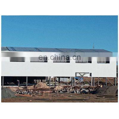 Qingdao clear span fabric prefab galvanized light frame steel structure pig farm building