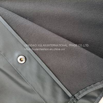 Women's Fashion Eco Leather Shirt photo-5